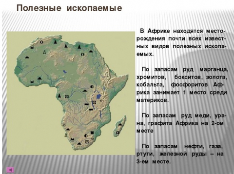 Ископаемые восточной африки. Рельеф и полезные ископаемые Африки 7 класс. Полезные ископаемые Африки 7 класс. Карта полезных ископаемых Африки. Полезные ископаемые Африки на карте.